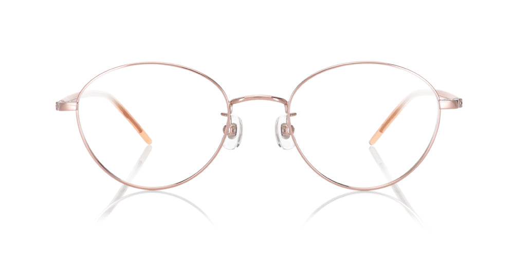 Blush Pink Glasses incl. 0 High Index Lenses with Adjustable Nose
