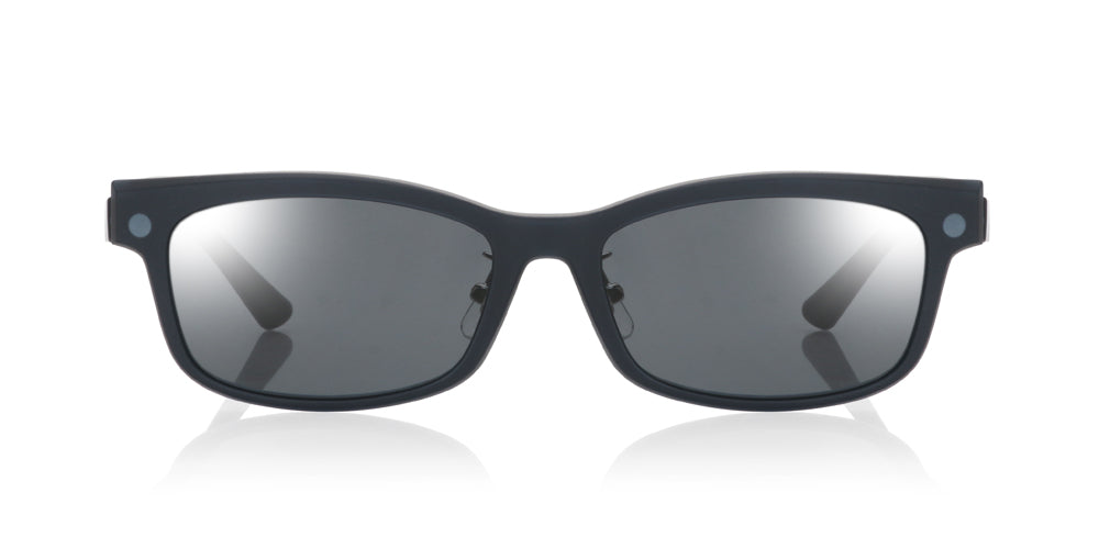 Navy Rectangle JINS Switch incl. 0 High Index Lenses with Adjustable