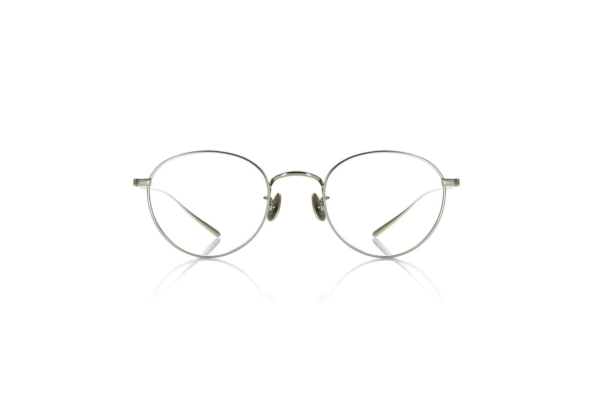 Silver Mirror Round Glasses incl. $0 High Index Lenses with Adjustable Nose  Bridge