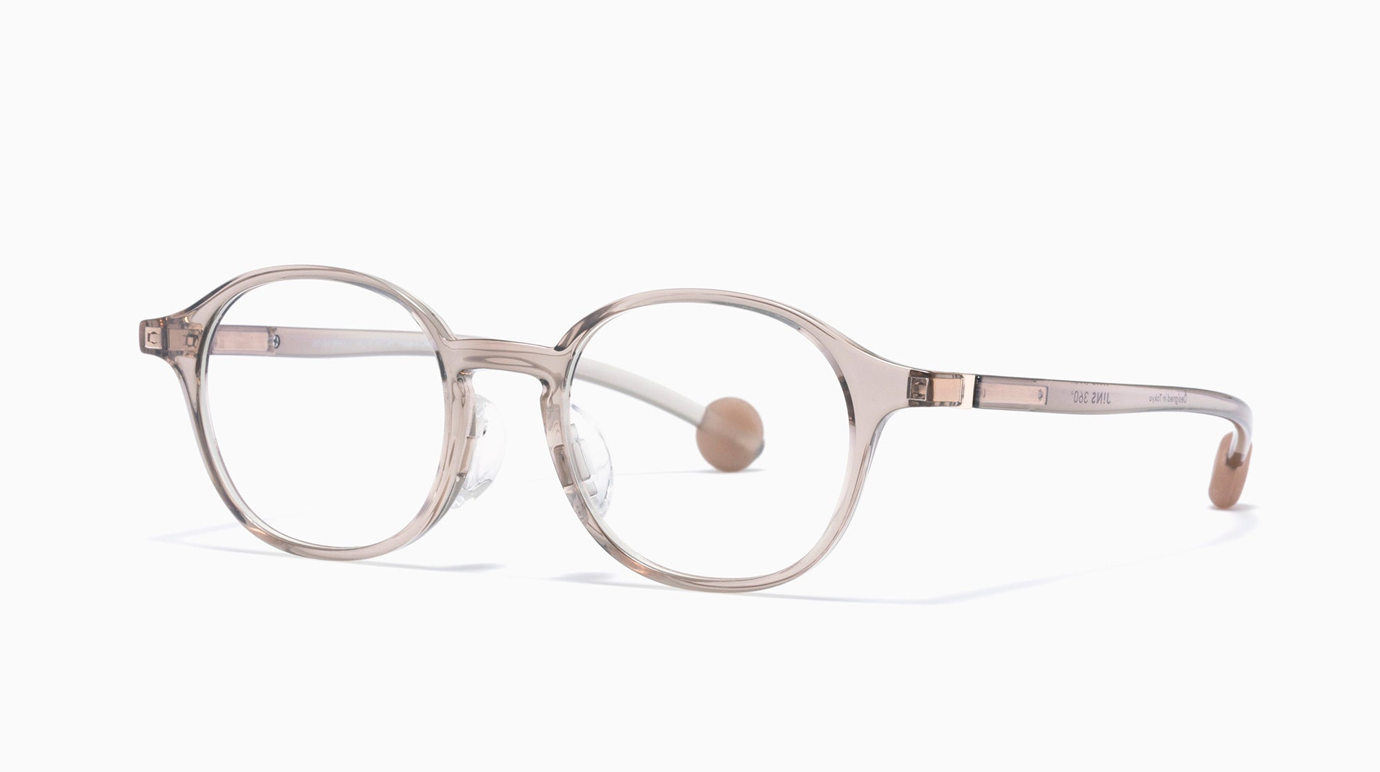 Gold Round Glasses incl. $0 High Index Lenses with Adjustable Nose