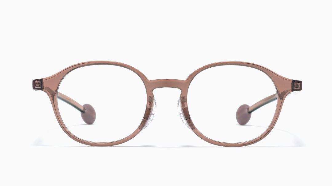 Onyx on Gold Round Glasses incl. $0 High Index Lenses with