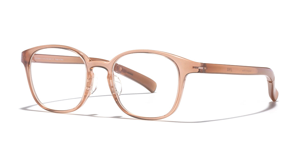 Copper Smoke on Gold Round Sunglasses incl. $0 High Index Lenses with  Adjustable Nose Bridge. – JINS