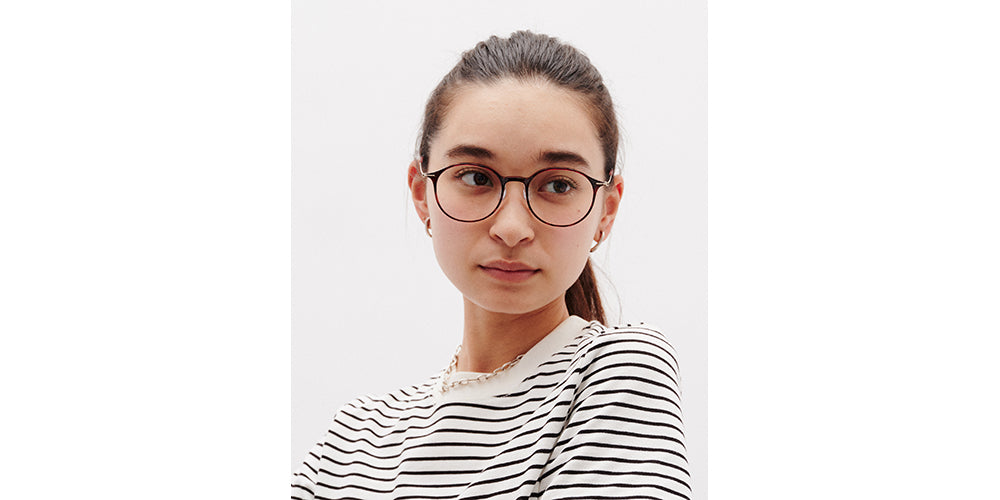 Peach on Gold Round Glasses incl. $0 High Index Lenses with