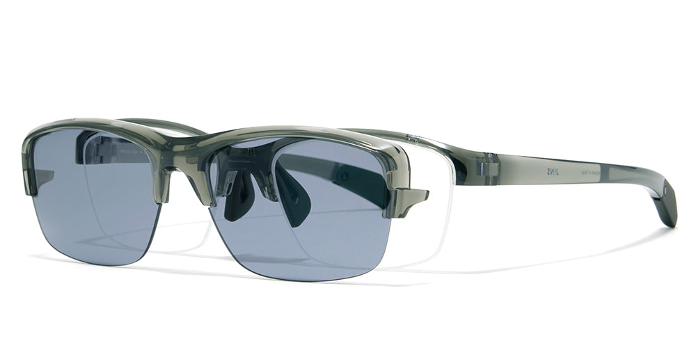 Gray Wellington Glasses incl. $0 High Index Lenses with Saddle