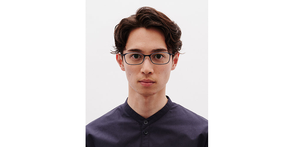 Sapphire on Silver Rectangle Glasses incl. $0 High Index Lenses
