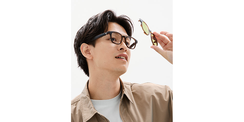 JINS x Snow Peak Switch Flip up+360°