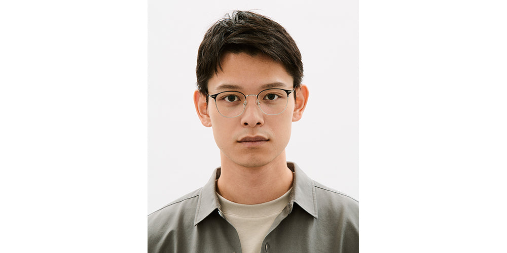 Onyx on Silver Wellington Glasses incl. $0 High Index Lenses with