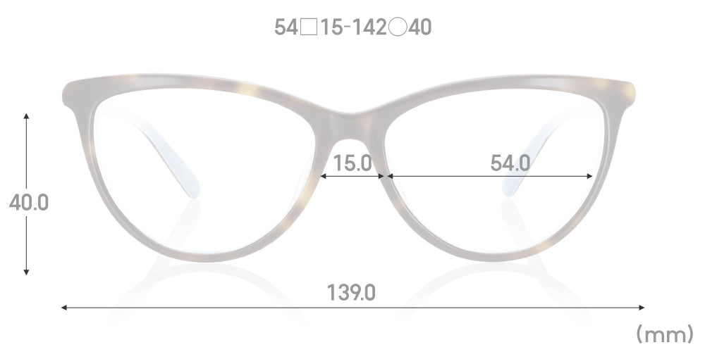 Rectangular cat eye sales glasses