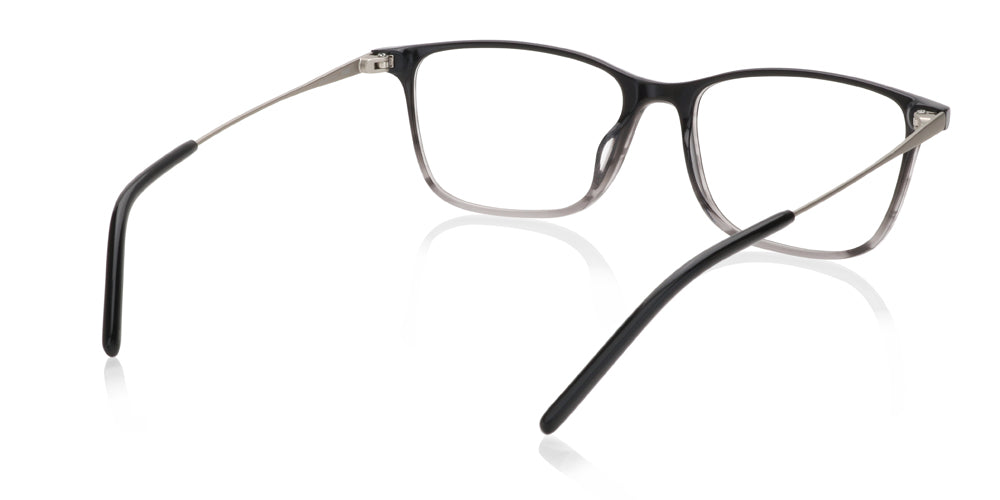 Ink Wash On Silver Cat Eye Glasses incl. $0 High Index Lenses with Saddle  Bridge Nose Bridge – JINS