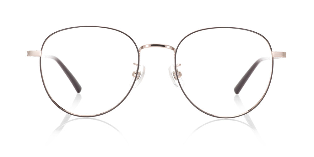 Garnet on Gold Round Glasses incl. $0 High Index Lenses with Adjustable  Nose Bridge