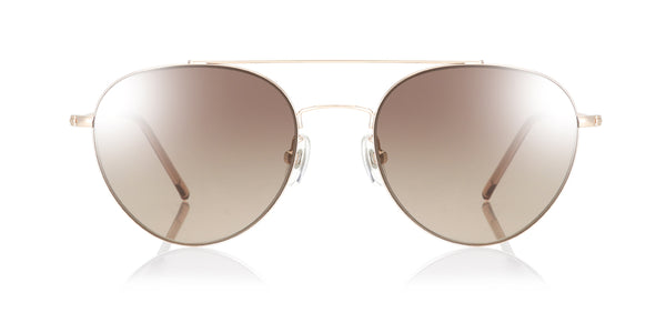 Copper Smoke on Gold Round Sunglasses incl. $0 High Index Lenses 