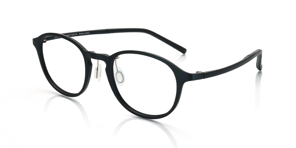 Black Glasses incl. $0 High Index Lenses with Adjustable Nose Bridge – JINS