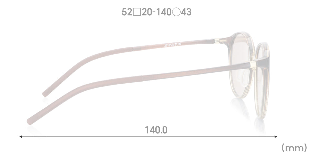 Orange Meteor Round Glasses incl. $0 High Index Lenses with Adjustable Nose  Bridge – JINS | Sonnenbrillen