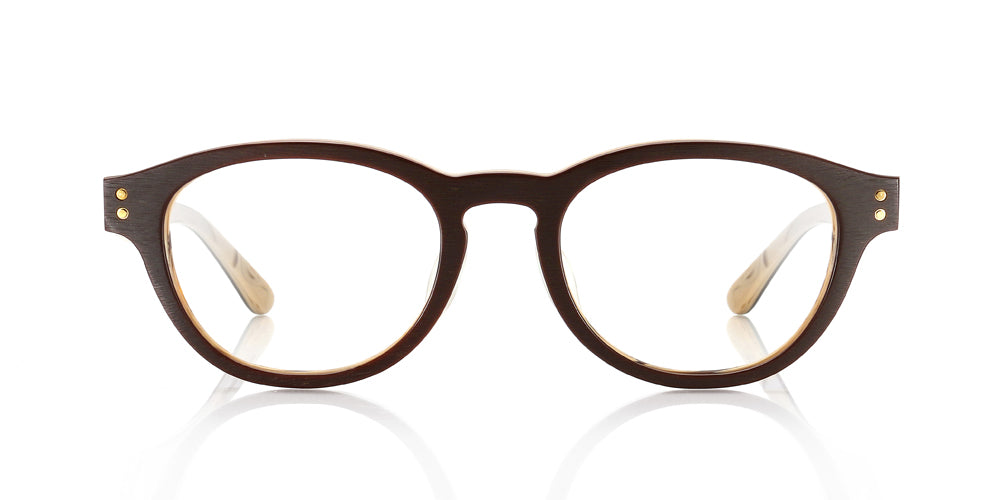 Eyeglasses holder THREE noses - Walnut color