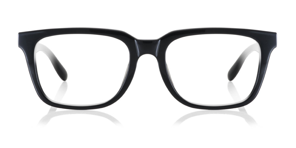 Black Wellington Glasses incl. $0 High Index Lenses with Saddle Bridge Nose  Bridge