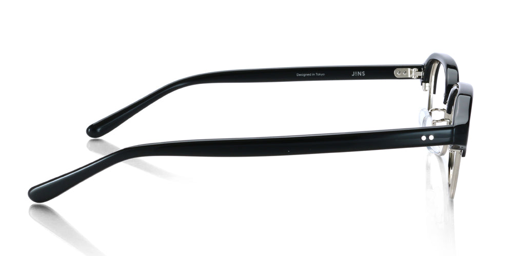 Black Browline Glasses incl. $0 High Index Lenses with Adjustable Nose ...