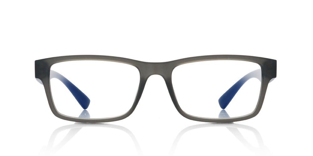 Blue Galaxy Wellington Glasses incl. 0 High Index Lenses with Saddle Bridge Nose Bridge JINS