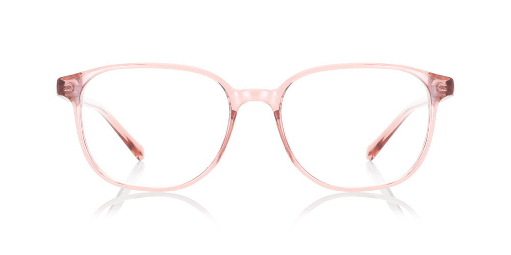 Progressive Transitions Eyeglasses Online with Large Fit, Round, Full-Rim Acetate/ Metal Design — Dazzle in Clear/pink/blue by Eyebuydirect - Lenses