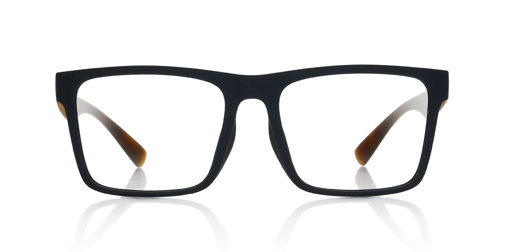 Jet Black Rectangle Glasses incl. $0 High Index Lenses with Saddle ...