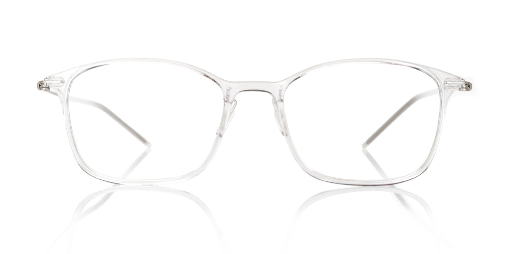 Crystal on Silver Wellington Glasses incl. $0 High Index Lenses with  Adjustable Nose Bridge