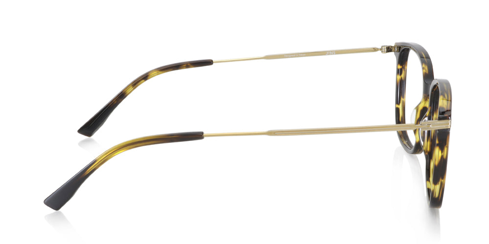 Copper Smoke on Gold Wellington Glasses incl. $0 High Index Lenses with  Saddle Bridge Nose Bridge. – JINS