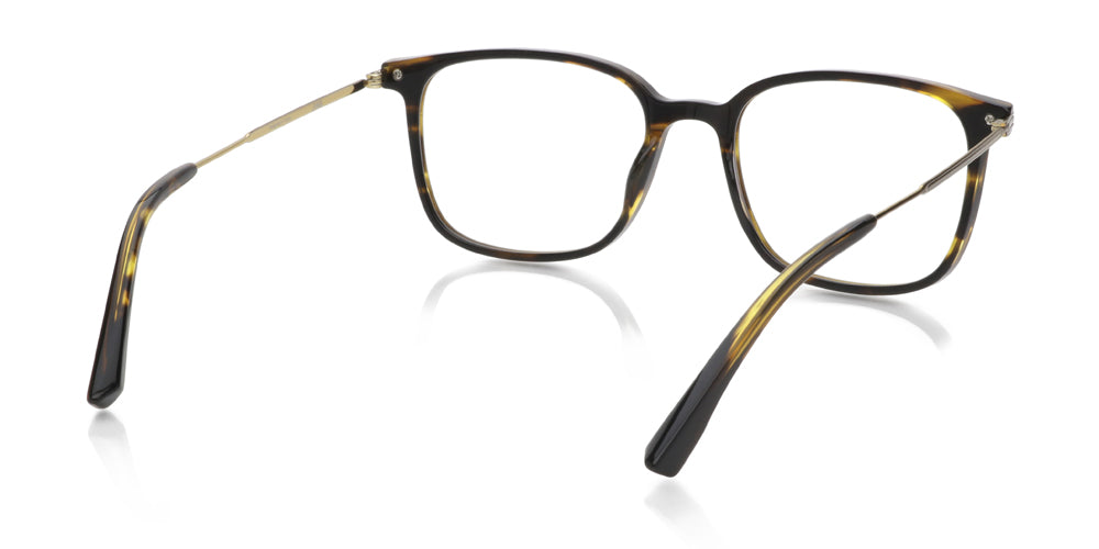 Black Thick Retro-Vintage Acetate Rectangle Eyeglasses