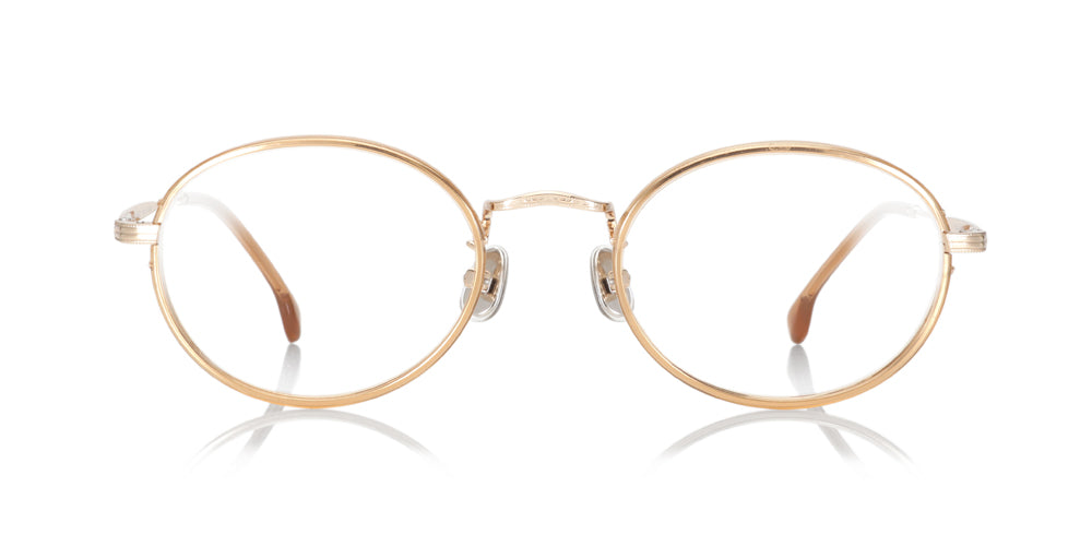 Gold rimmed cheap round glasses