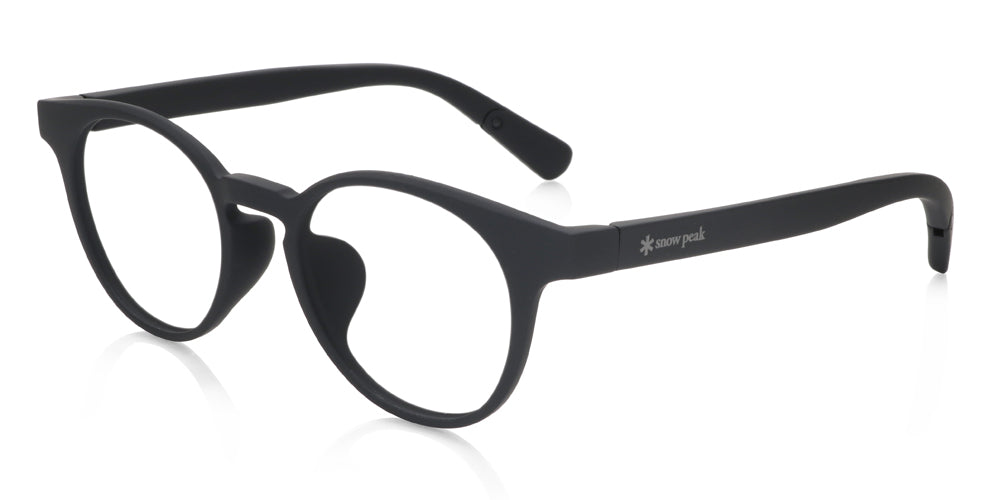 Black Round Glasses incl. $0 High Index Lenses with Saddle Bridge 