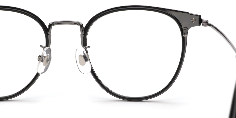 Black Round Glasses incl. $0 High Index Lenses with Adjustable