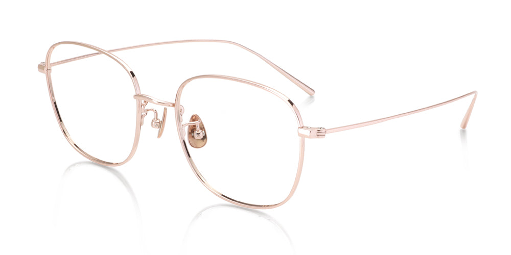 Rose Gold Rectangle Glasses incl. $0 High Index Lenses with